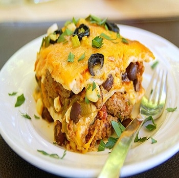 Simple Taco Lasagna