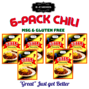 6-Pack Chili Seasoning 2.5 oz Pk + 1 FREE