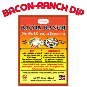Bacon-Ranch Dip & Dressing Seasoning (NEW)