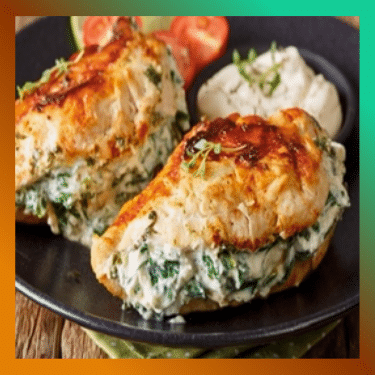Rich’s Stuffed Chicken Breast with Mac & Cheese Mexicana