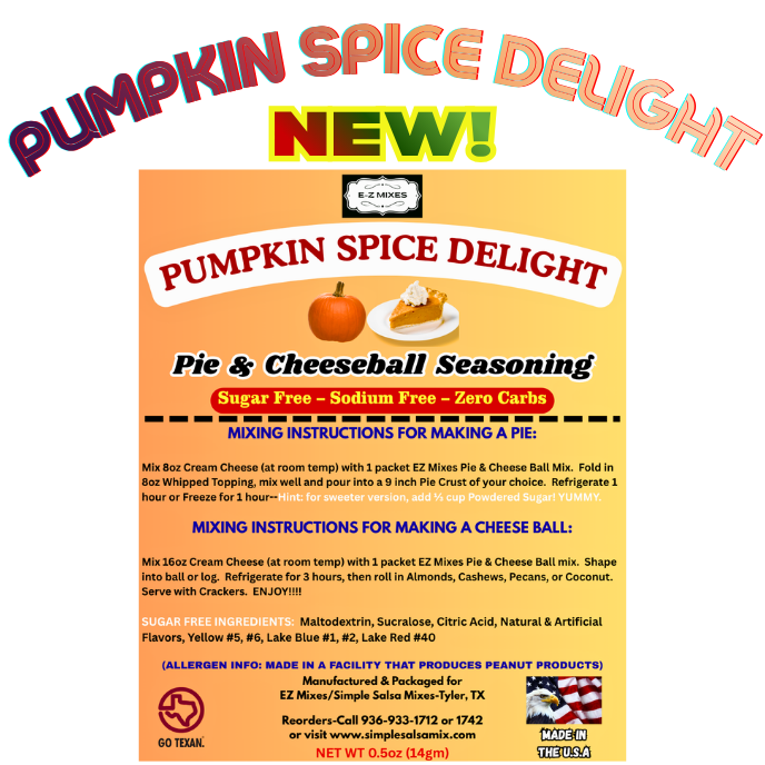 PUMPKIN SPICE DELIGHT-NEW!