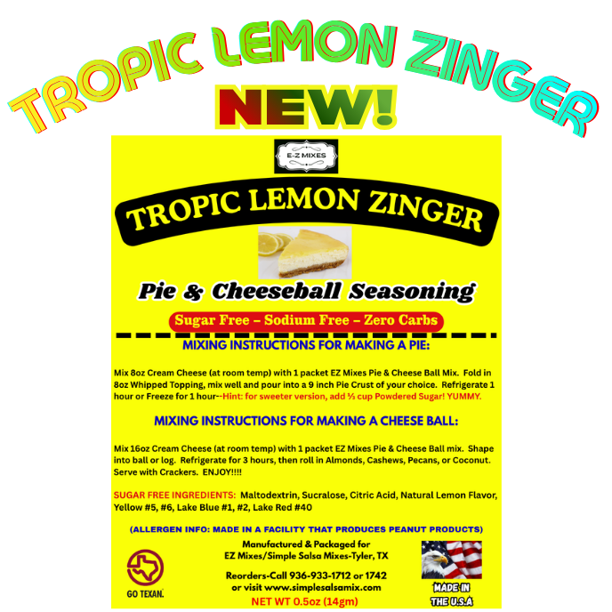 TROPIC LEMON ZINGER-NEW