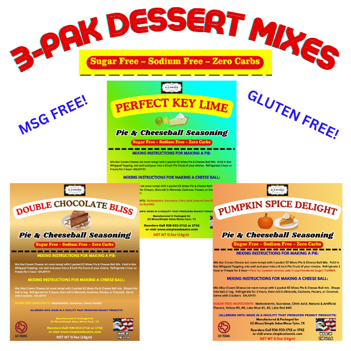 3-Pack Dessert Mixes