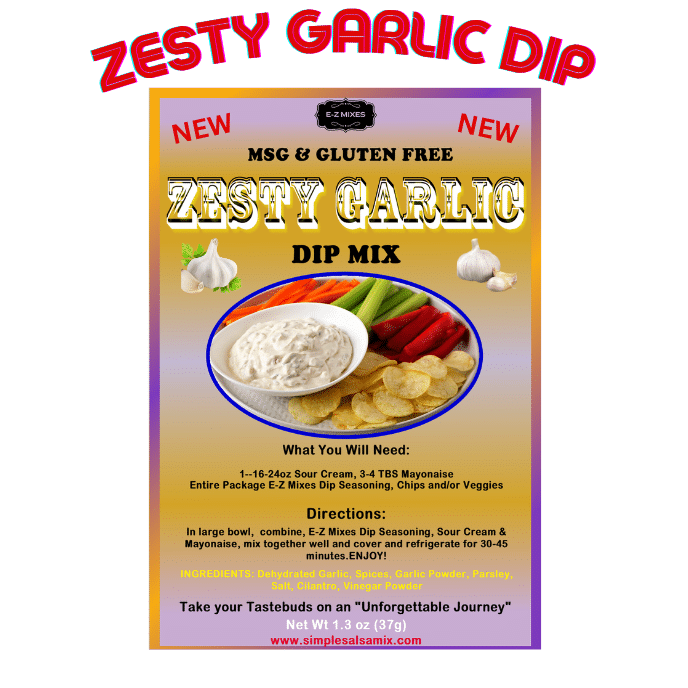 Zesty Garlic Dip-NEW!